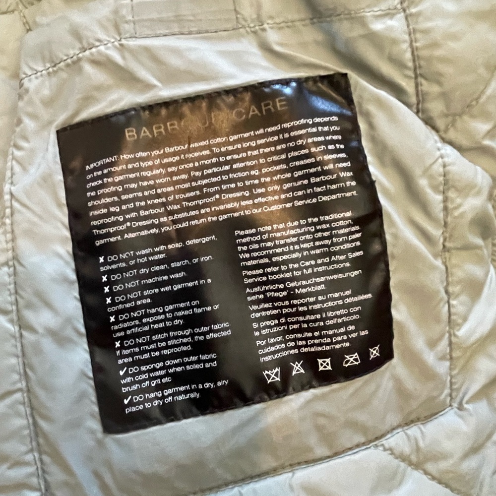 Barbour Padded Waxed Beacon Jacket - image 4